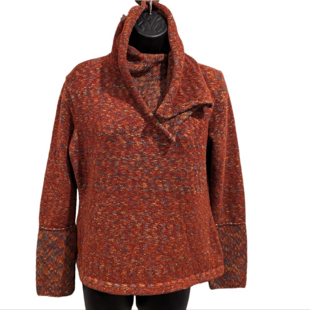 Women's Rust Long Sleeve Top - Picture 2 of 6